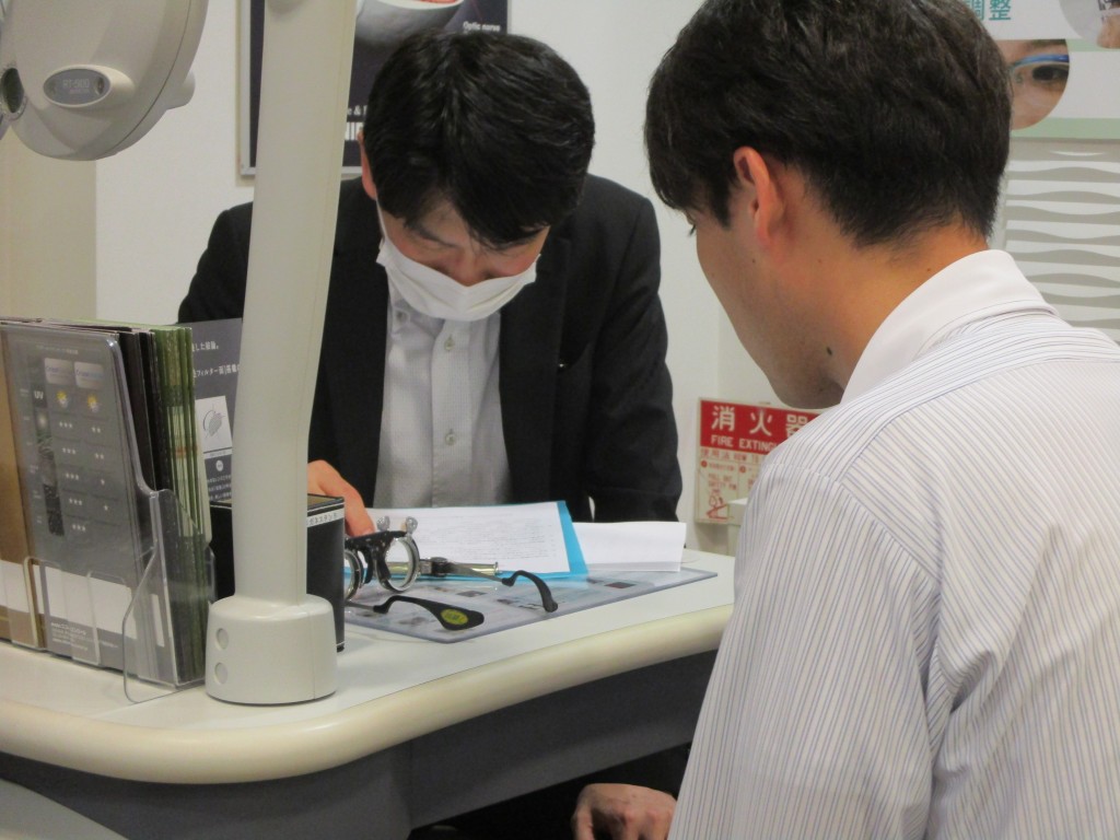 東京都内 両眼視機能 プリズム検査 物が二つに見える 隠れ斜視 視力検査 予約