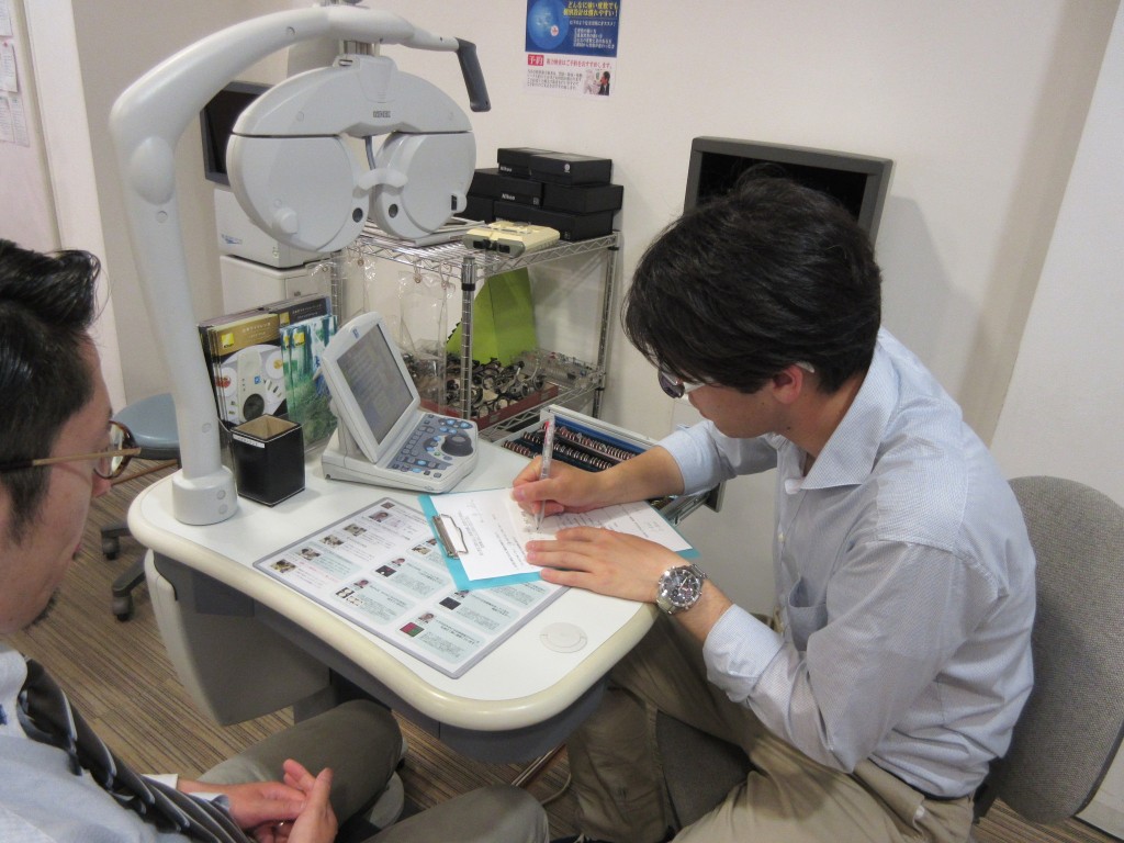 東京都内　両眼視機能　プリズム検査　予約　ものが二つに見える　複視　プリズムメガネ　斜視　間歇性斜視　斜位
