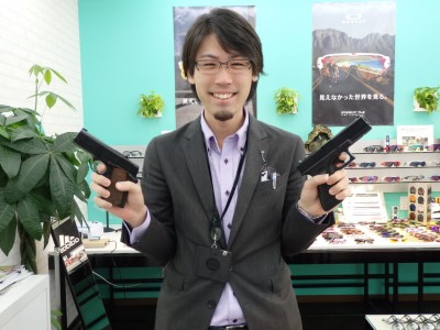 東京　江戸川区　瑞江　サバイバルゲーム　ハンドガン　二丁拳銃　シューティンググラス