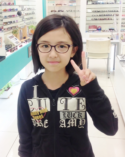 小学生　女の子用メガネ