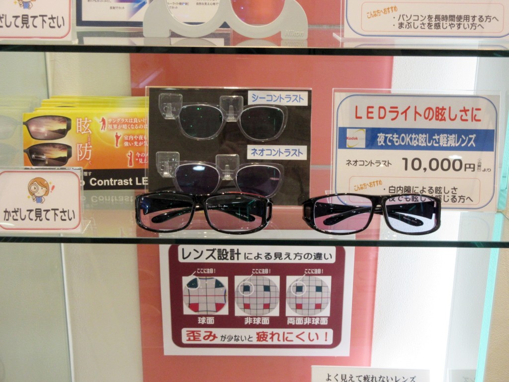 物がダブる　メガネ　物がダブって見える　ネオコントラスト　コダック　眩しくないレンズ　はっきり見える　両眼視機能　プリズム検査