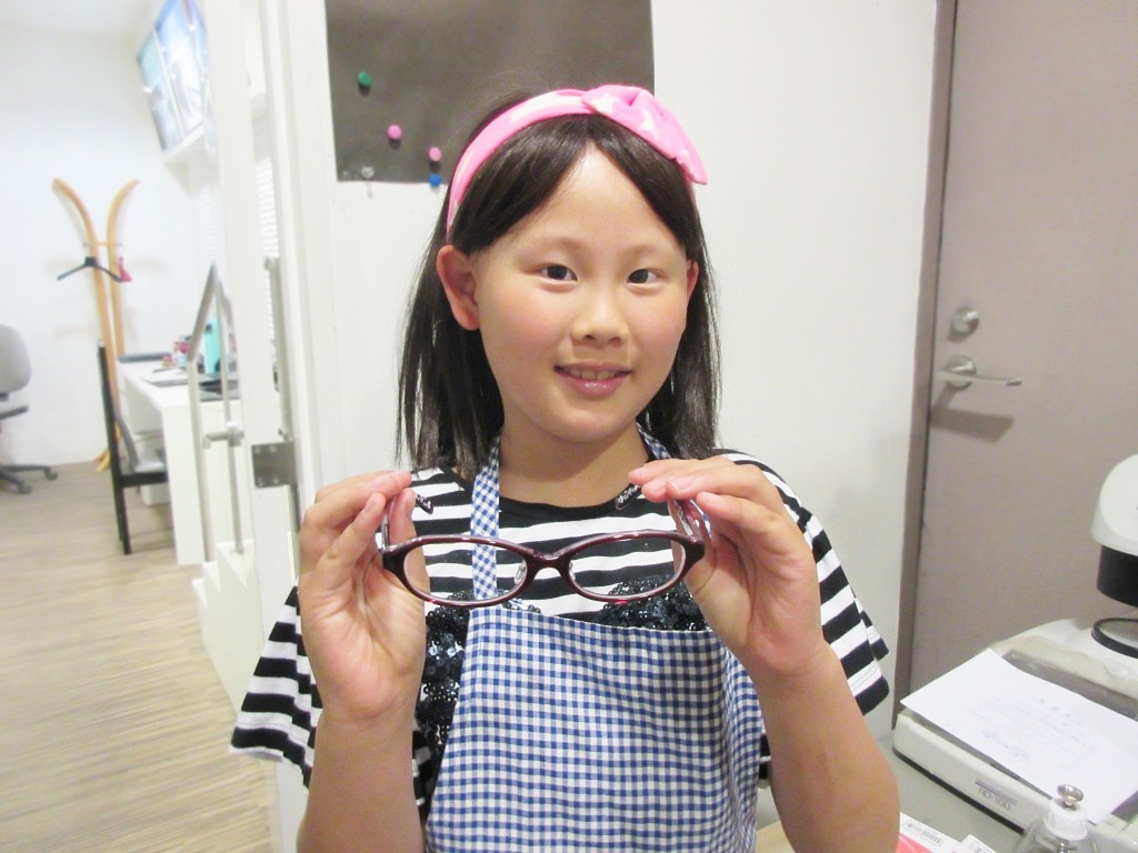 こどもメガネ　子供　眼鏡　メガネ作り体験　ジルスチュアートNY　東京都江戸川区　船堀