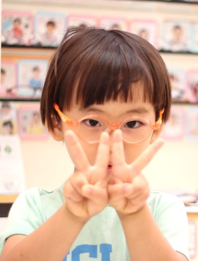 子供眼鏡 トマトグラッシーズで初眼鏡