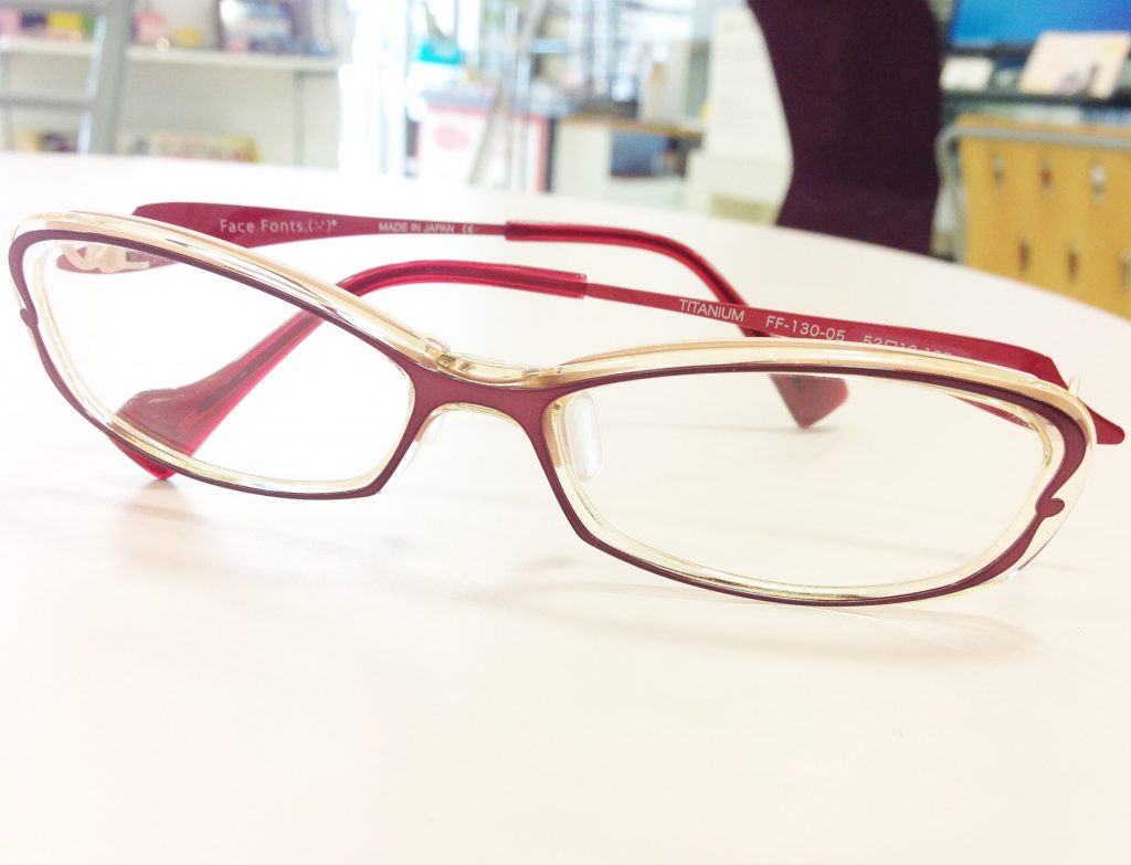 東京　都内　江戸川区　一之江　メガネ　国産　鯖江　おすすめ　メイドインジャパン　日本　フェイスフォント