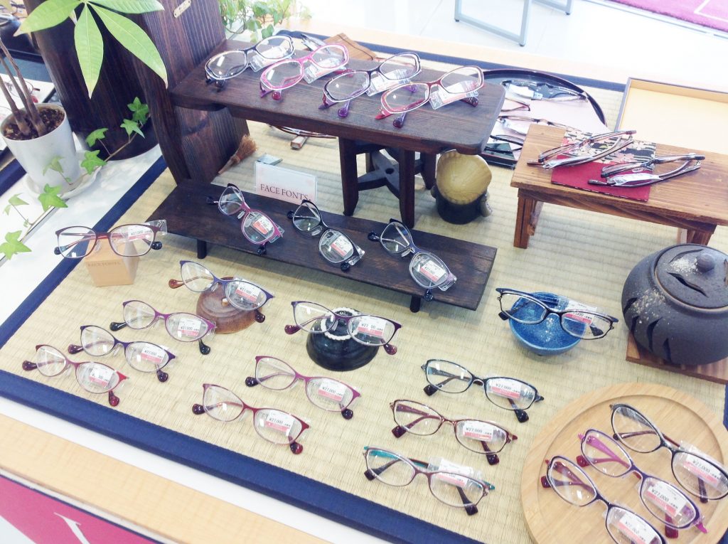 東京　都内　江戸川区　一之江　メガネ　国産　鯖江　おすすめ　メイドインジャパン　日本　フェイスフォント