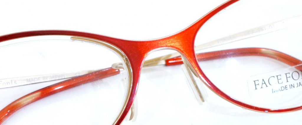 東京　メガネ　眼鏡　アイアンドアイ　船堀　江戸川区　フェイスフォント　Facefont　カラー　メタル　おしゃれ　個性的　上下狭い