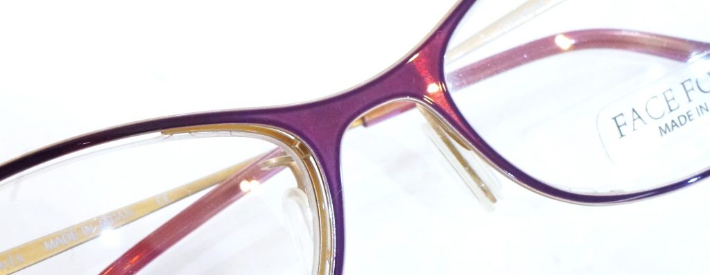 東京　メガネ　眼鏡　アイアンドアイ　船堀　江戸川区　フェイスフォント　Facefont　カラー　メタル　おしゃれ　個性的　上下狭い