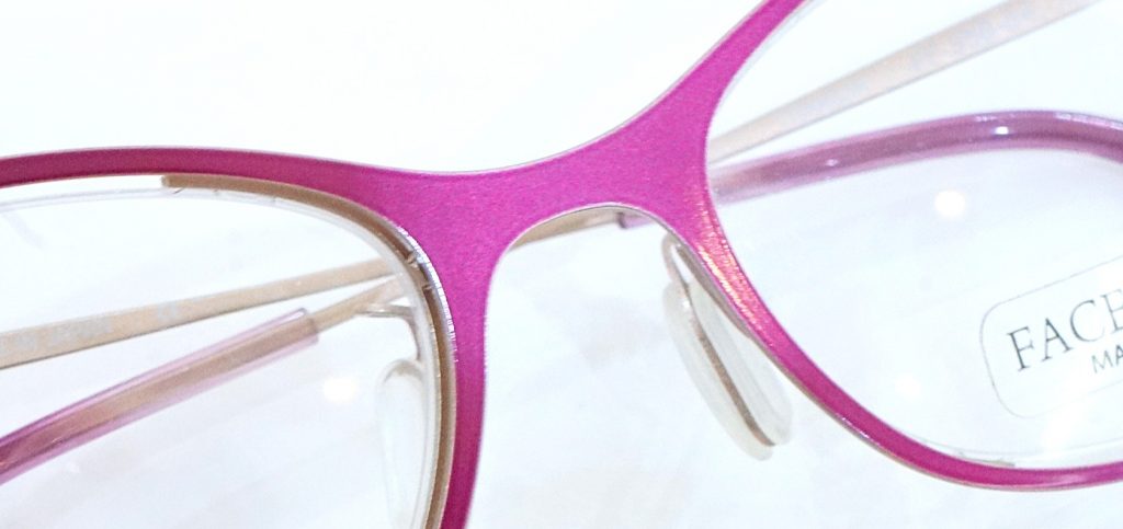 東京　メガネ　眼鏡　アイアンドアイ　船堀　江戸川区　フェイスフォント　Facefont　カラー　メタル　おしゃれ　個性的　上下狭い