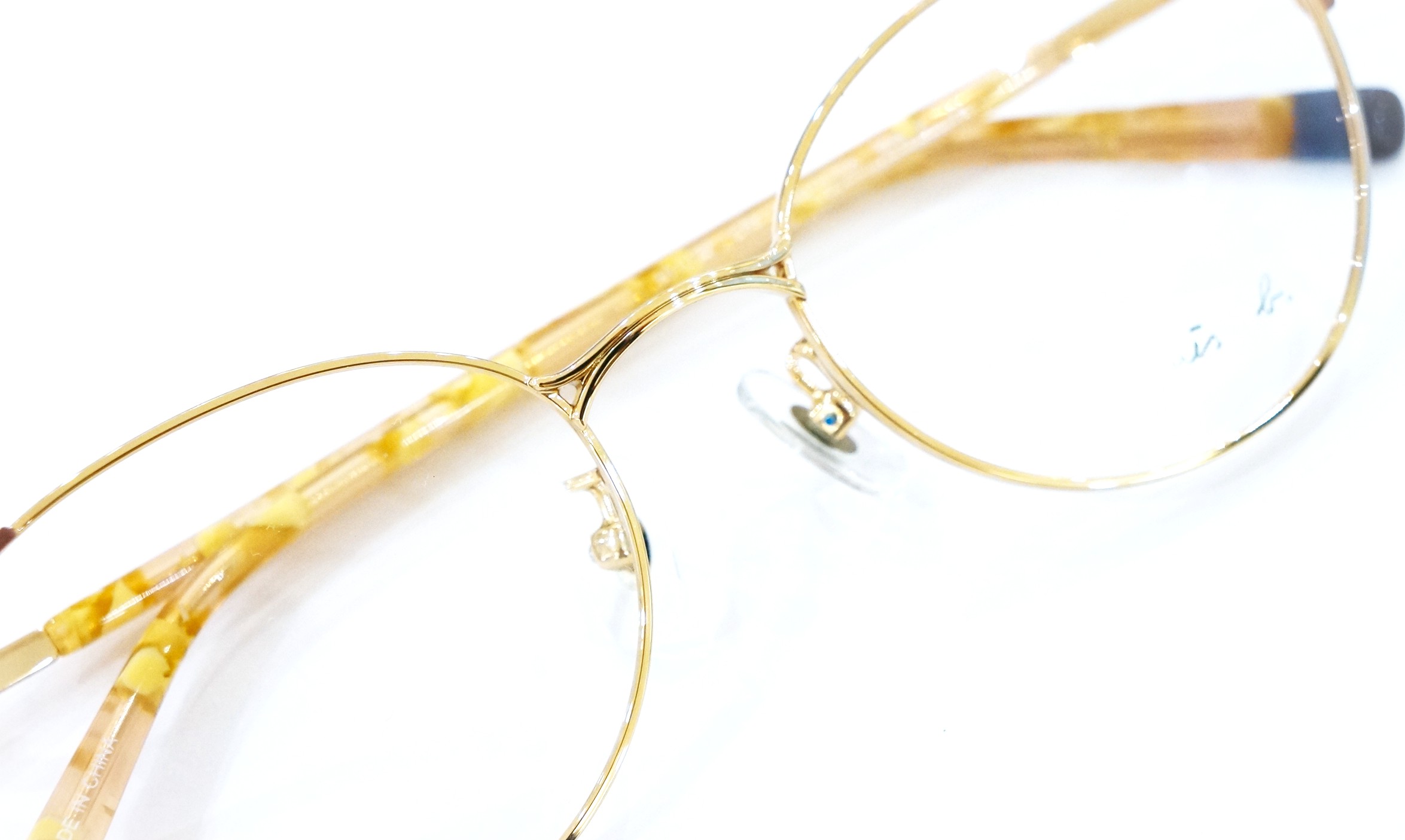 東京　眼鏡　メガネ　江戸川区　アイアンドアイ　船堀　アニエスベー　おしゃれ　丸　金　リフトアップ　小さい