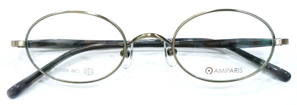 東京　眼鏡　メガネ　アイアンドアイ　船堀　江戸川区　アミパリ　TC-5200　シンプル　おしゃれ　オーバル