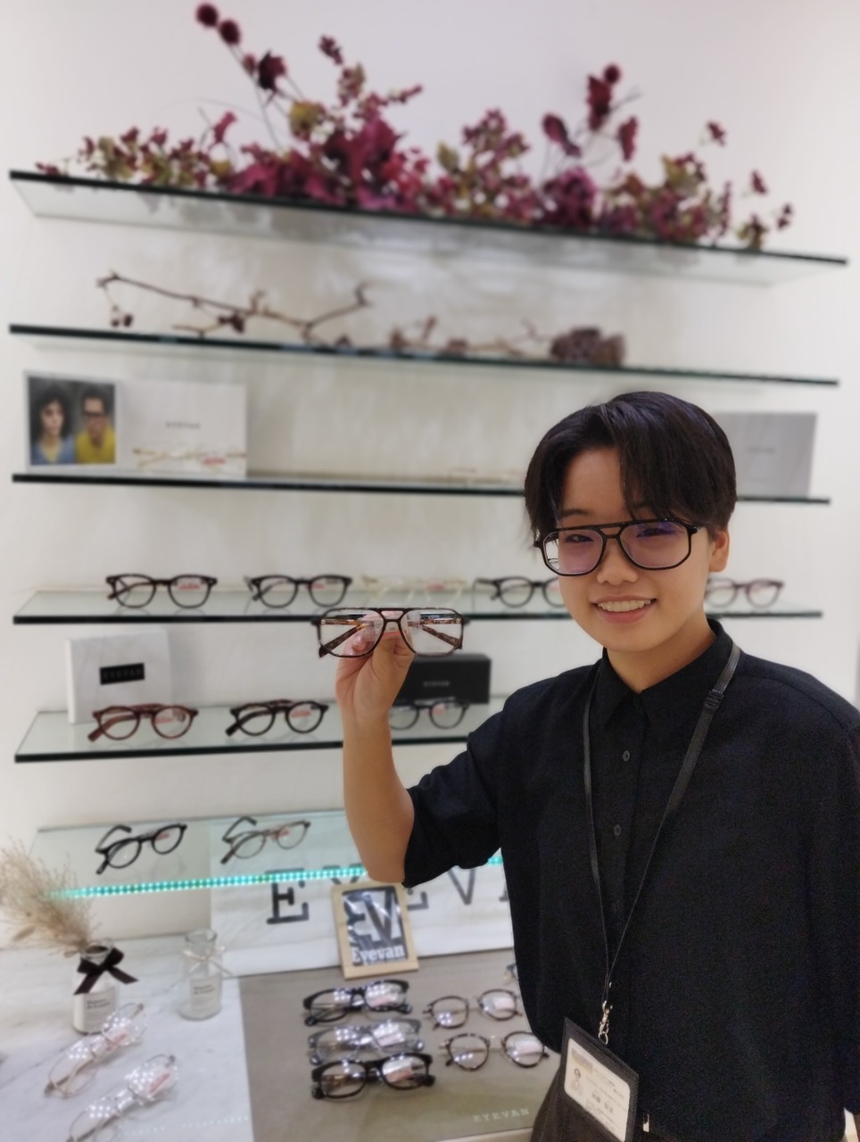 東京都,都内,江戸川区,瑞江,眼鏡専門店,EYEVAN,Sunset,PBKS,スタッフ着用